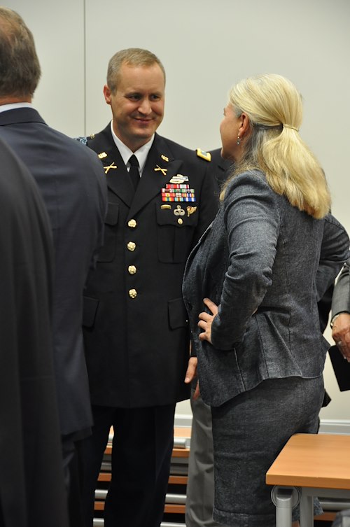 AFRICOM hosts a reception for the American Chamber of Commerce in Germany