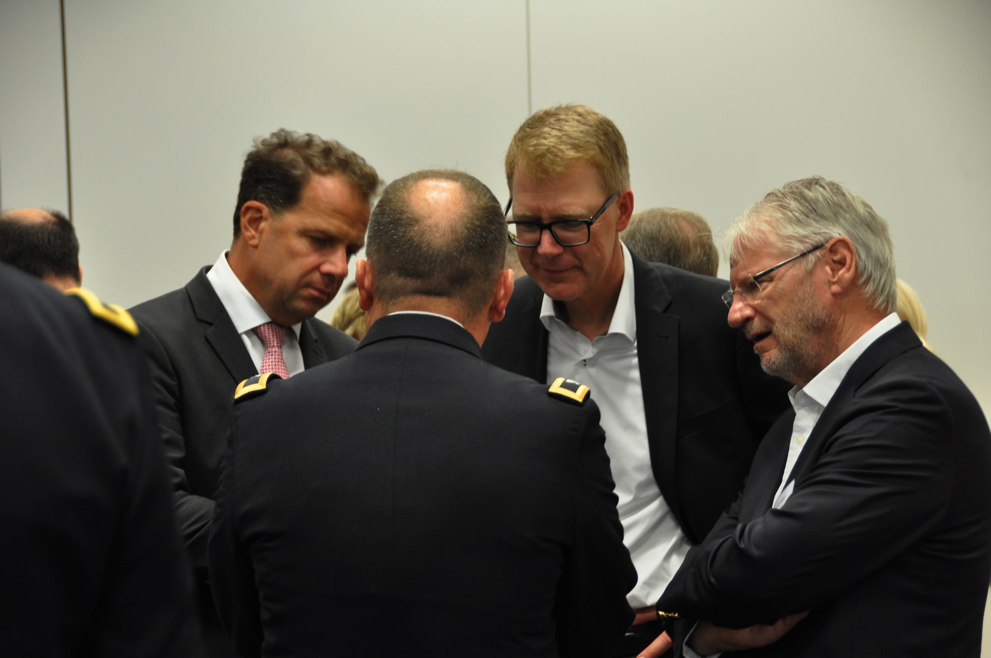 AFRICOM hosts a reception for the American Chamber of Commerce in Germany