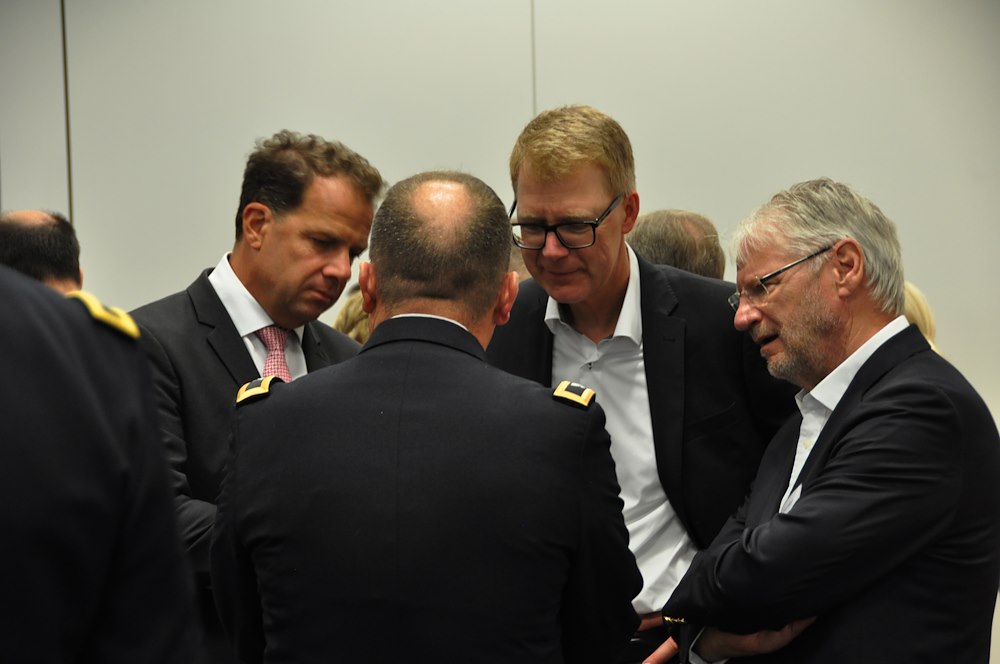 AFRICOM hosts a reception for the American Chamber of Commerce in Germany