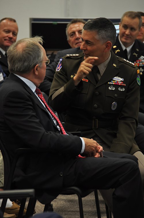 AFRICOM hosts a reception for the American Chamber of Commerce in Germany