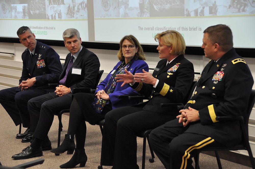 AFRICOM hosts a reception for the American Chamber of Commerce in Germany