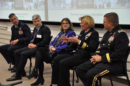 AFRICOM hosts a reception for the American Chamber of Commerce in Germany