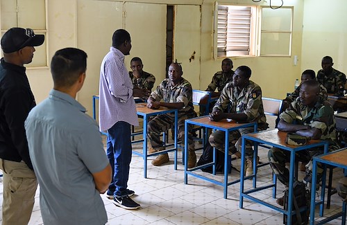 U.S. advisors train with Nigerien forces