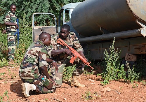 U.S. advisors train with Nigerien forces