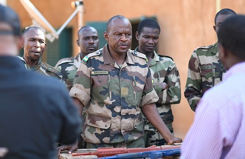 U.S. advisors train with Nigerien forces