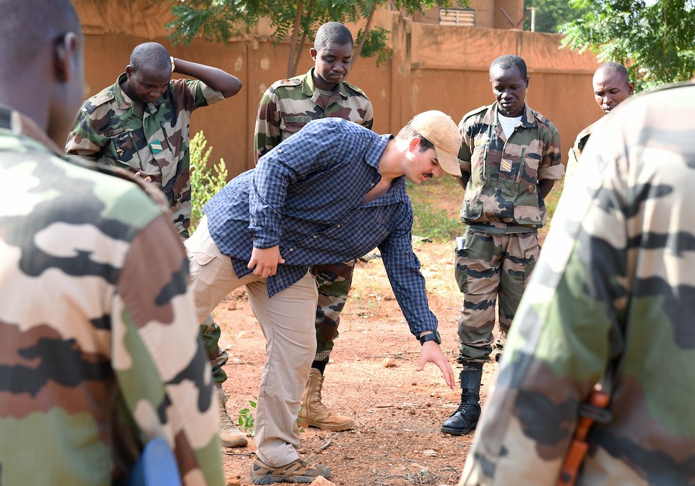 U.S. advisors train with Nigerien forces