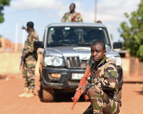 U.S. advisors train with Nigerien forces