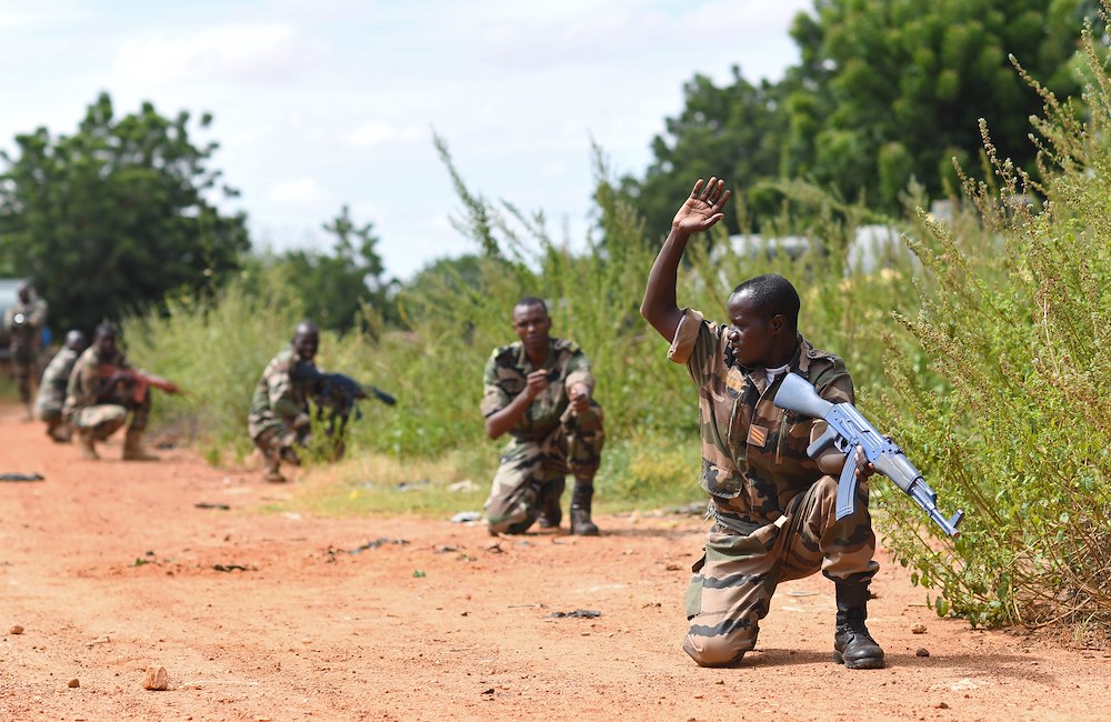 U.S. advisors train with Nigerien forces