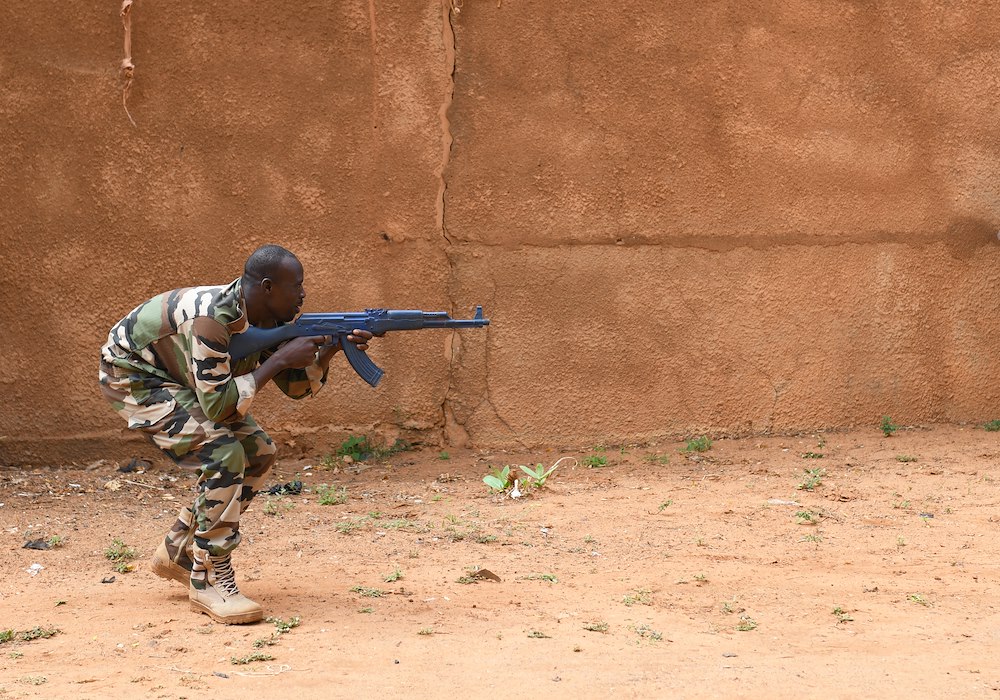 U.S. advisors train with Nigerien forces
