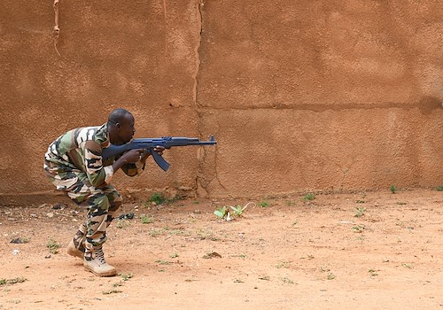 U.S. advisors train with Nigerien forces