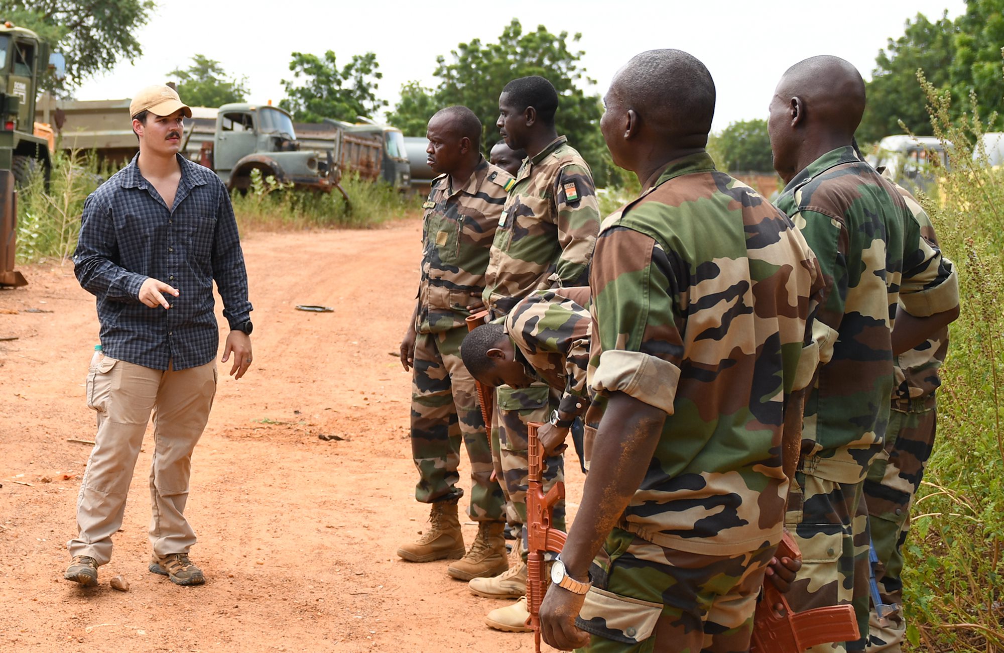 U.S. advisors train with Nigerien forces