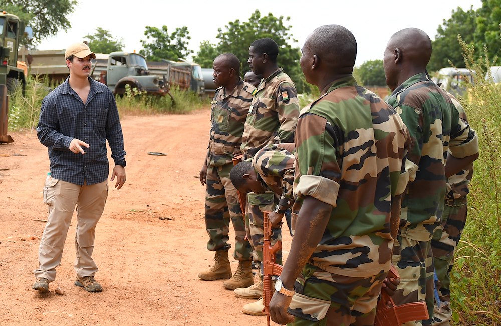 U.S. advisors train with Nigerien forces