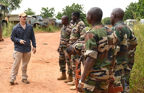 U.S. advisors train with Nigerien forces