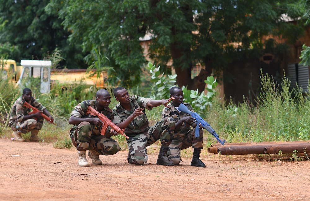 U.S. advisors train with Nigerien forces
