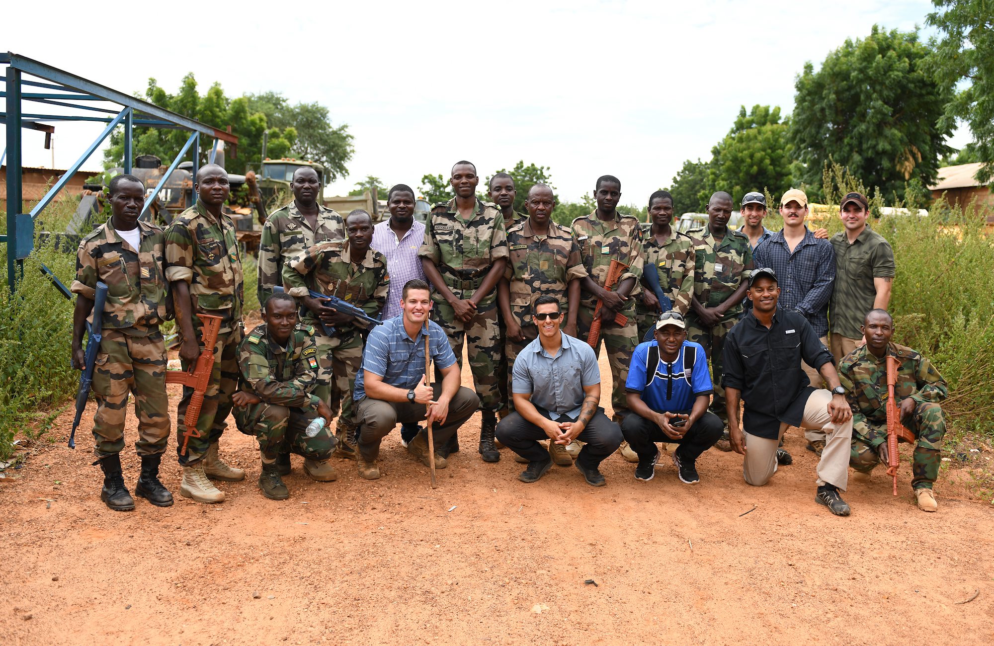 U.S. advisors train with Nigerien forces