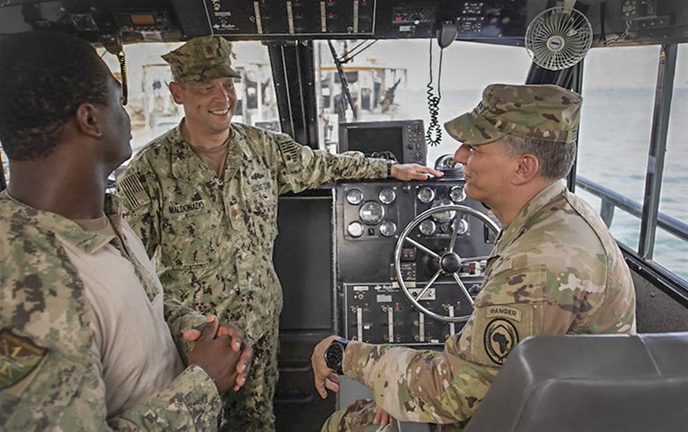AFRICOM Commander Visits U.S., Partner Troops during Exercise Cutlass Express