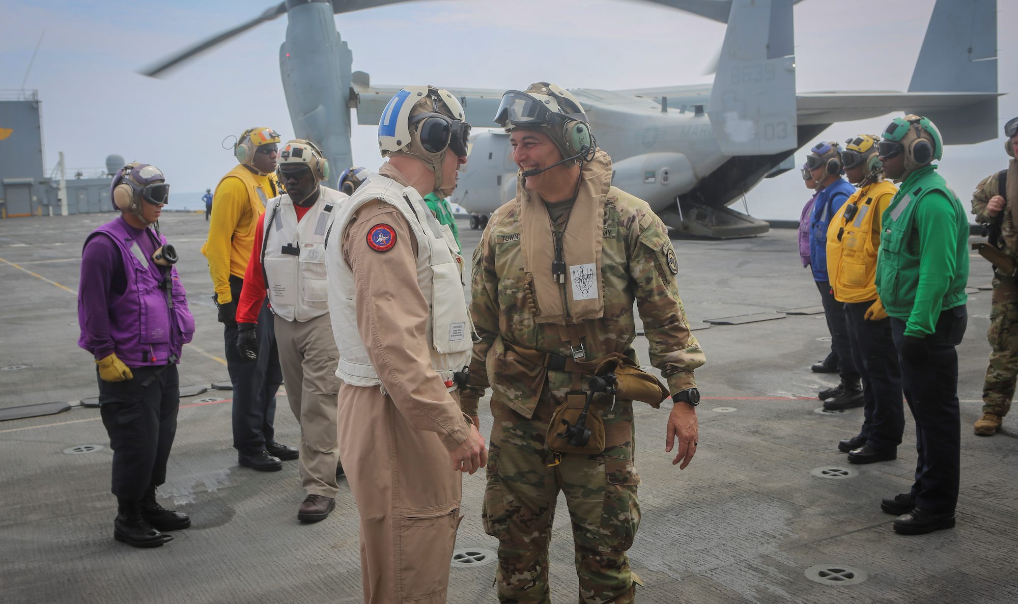 AFRICOM Commander Visits U.S., Partner Troops during Exercise Cutlass Express