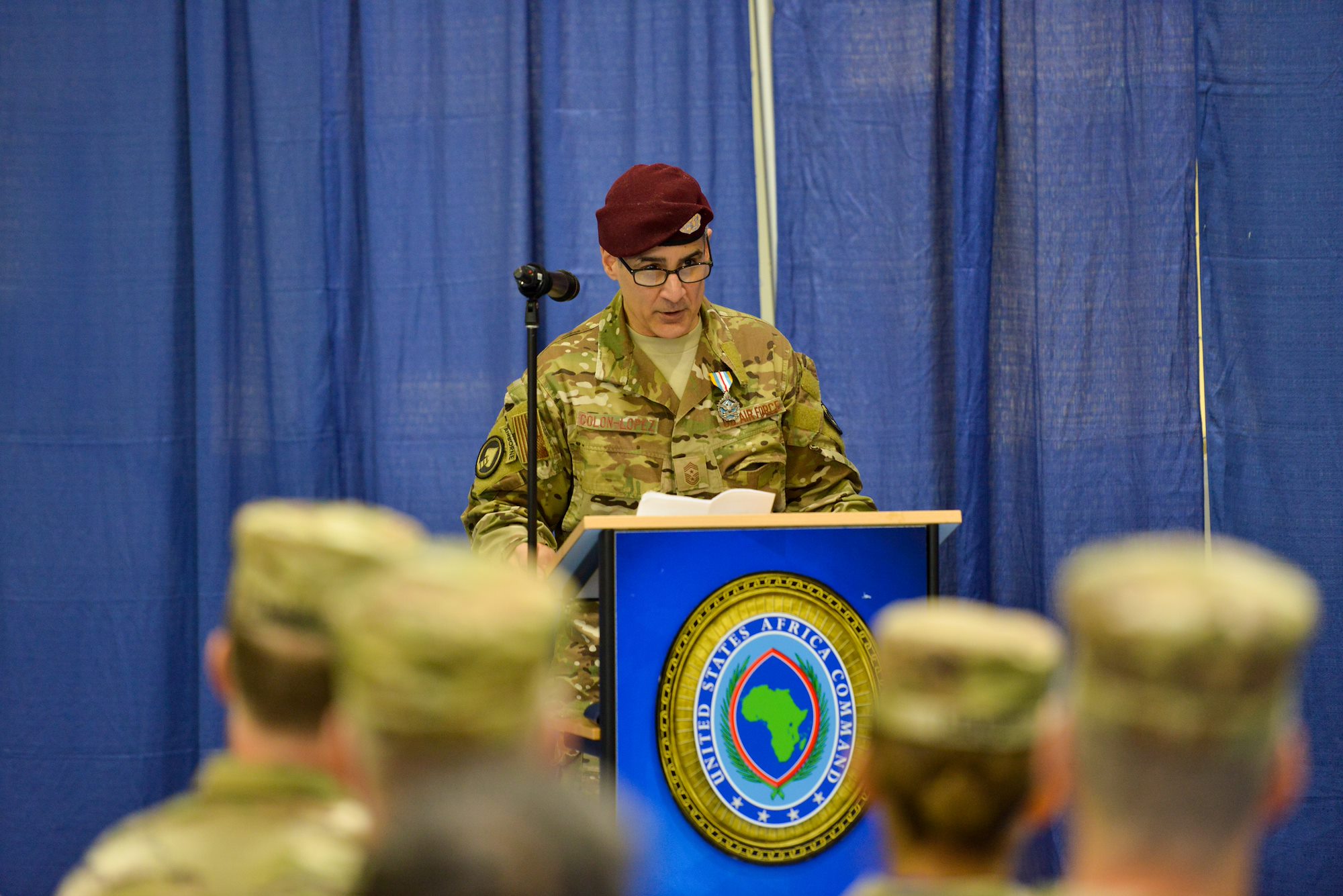 AFRICOM Command Senior Enlisted Leader relinquishes responsibility 