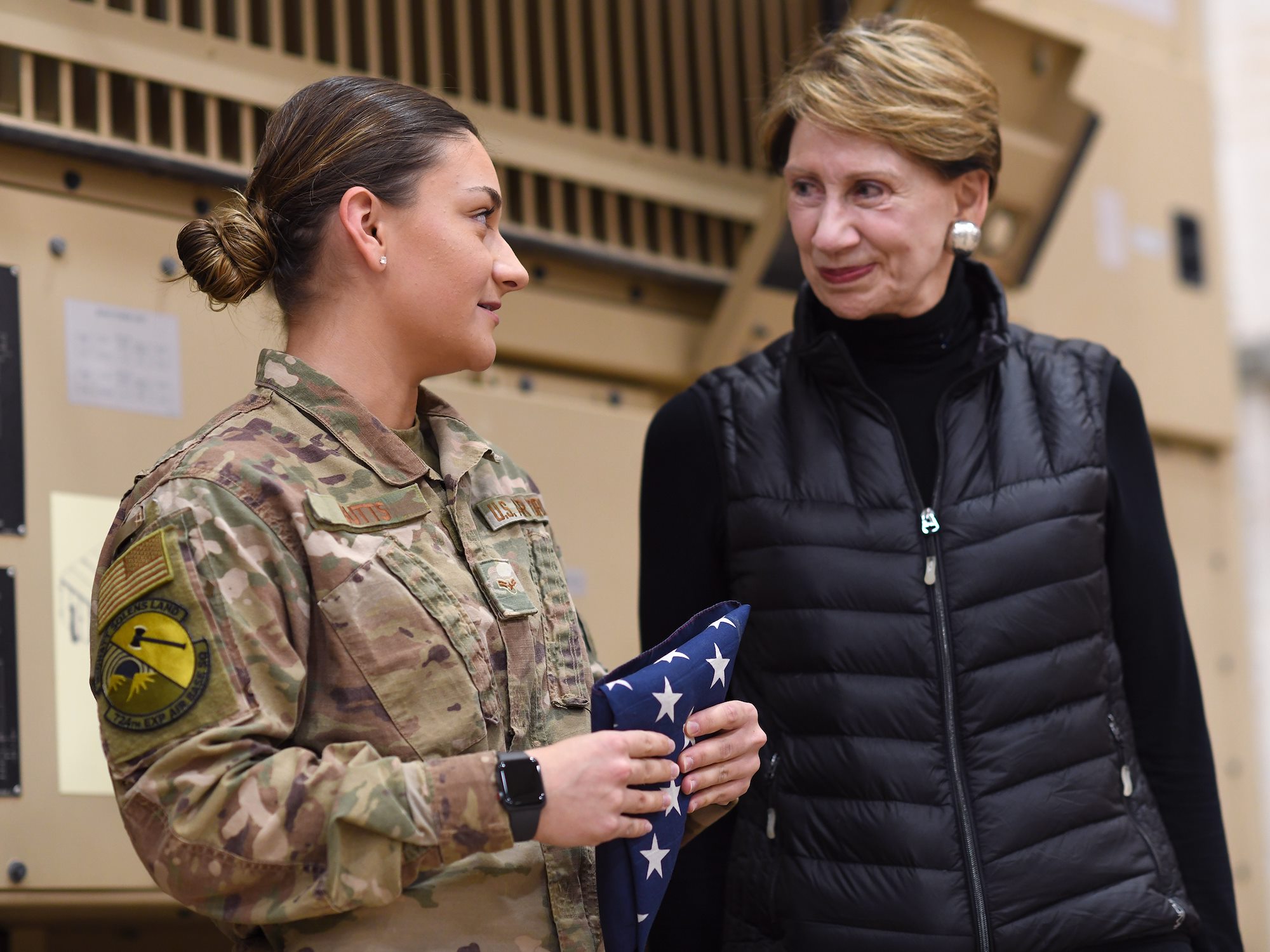 Secretary of the Air Force visits service members at Nigerien Air Base 201