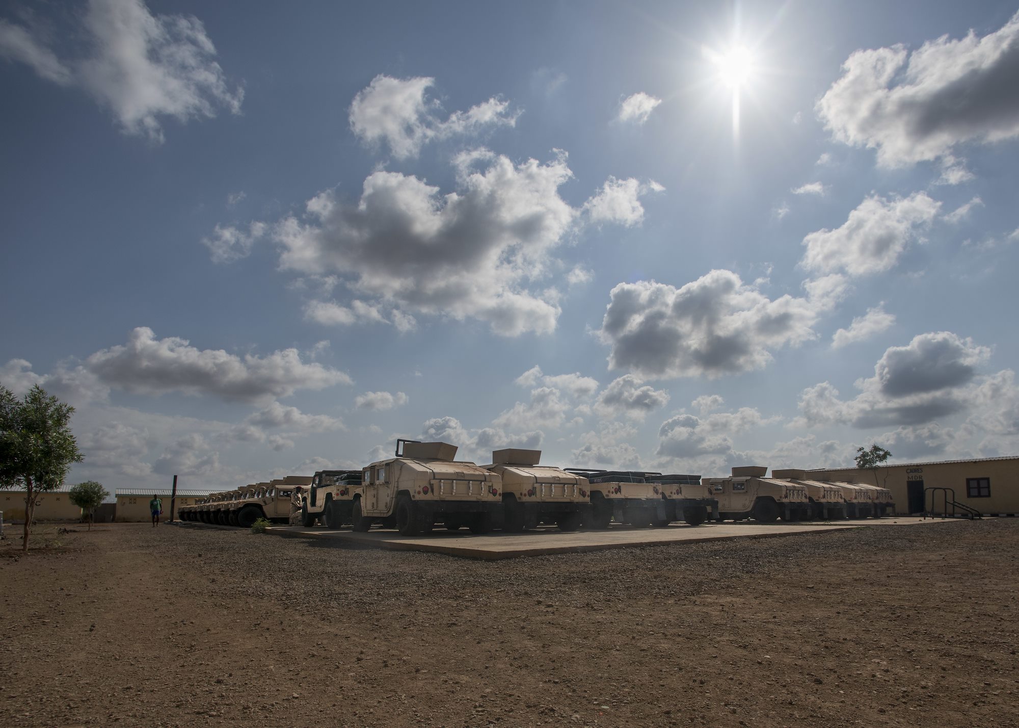 U.S. delivers Humvees to Djiboutian Armed Forces' Rapid Intervention Battalion