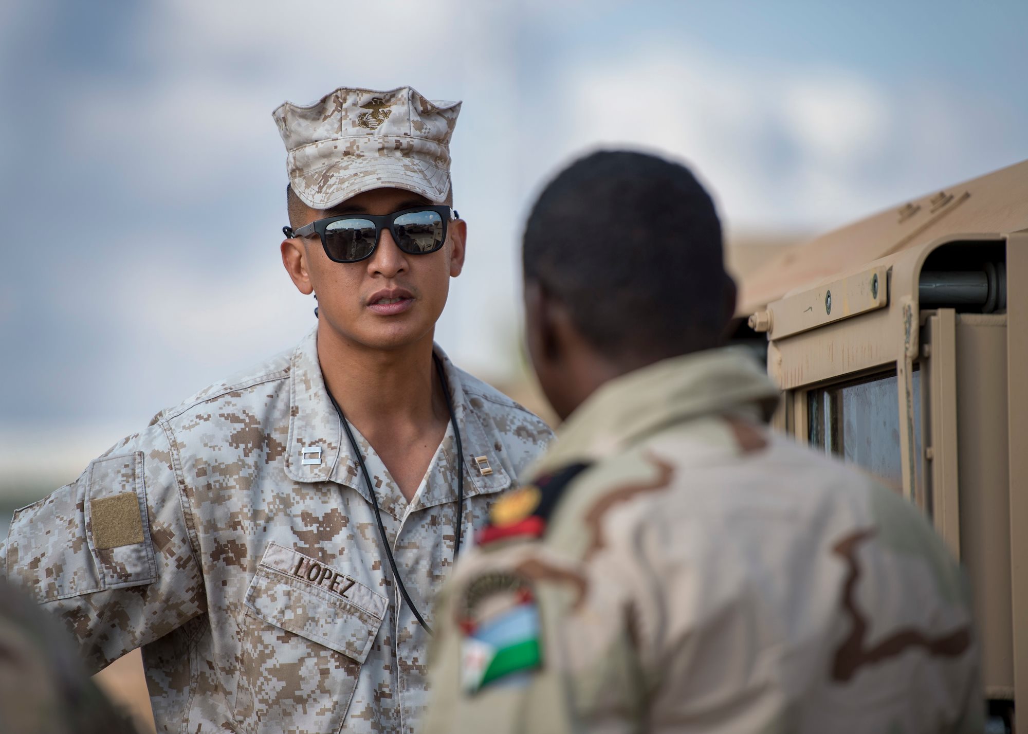 U.S. delivers Humvees to Djiboutian Armed Forces' Rapid Intervention Battalion