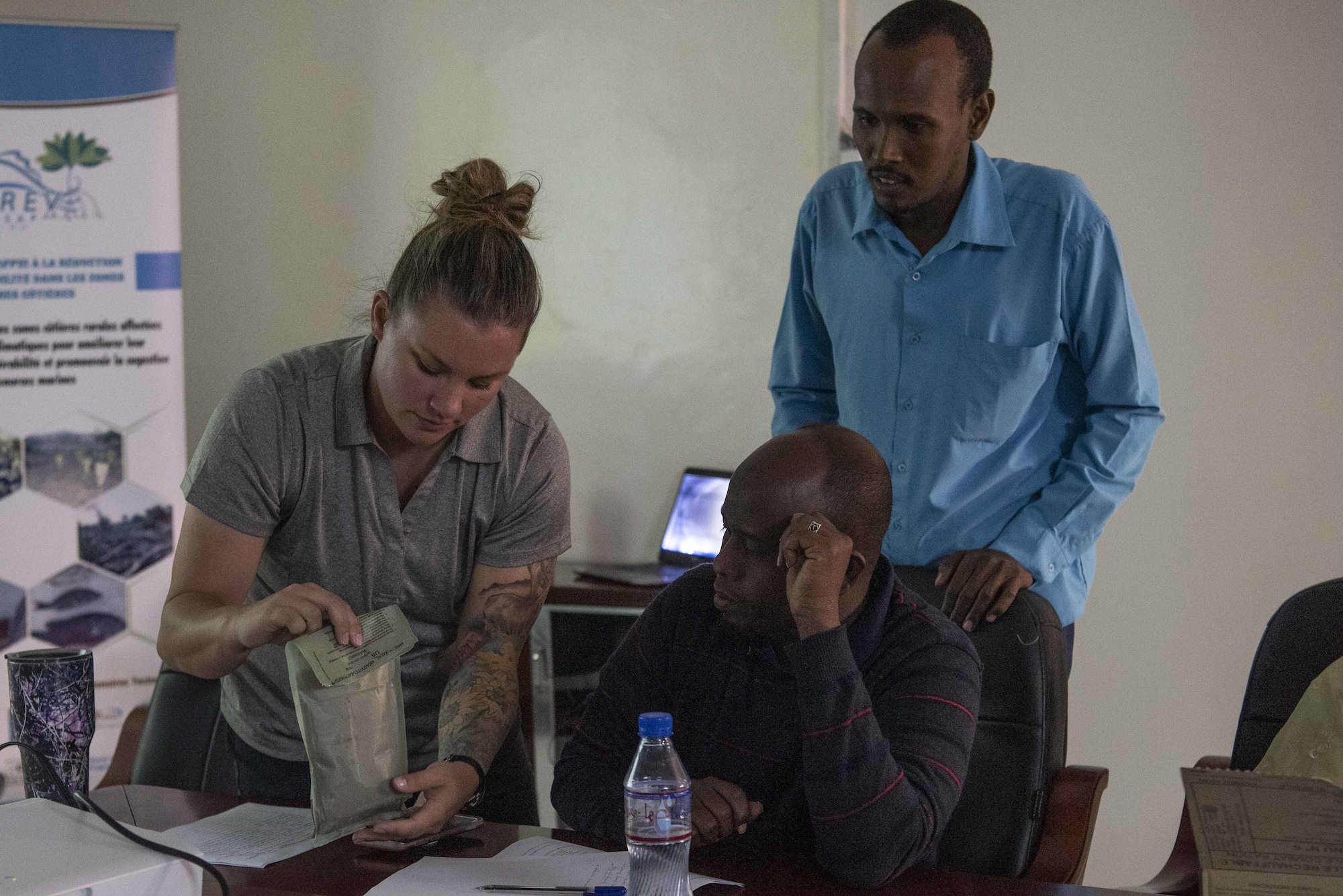 411th CAB veterinarians host seminar for Djiboutian veterinarians and sanitary inspectors