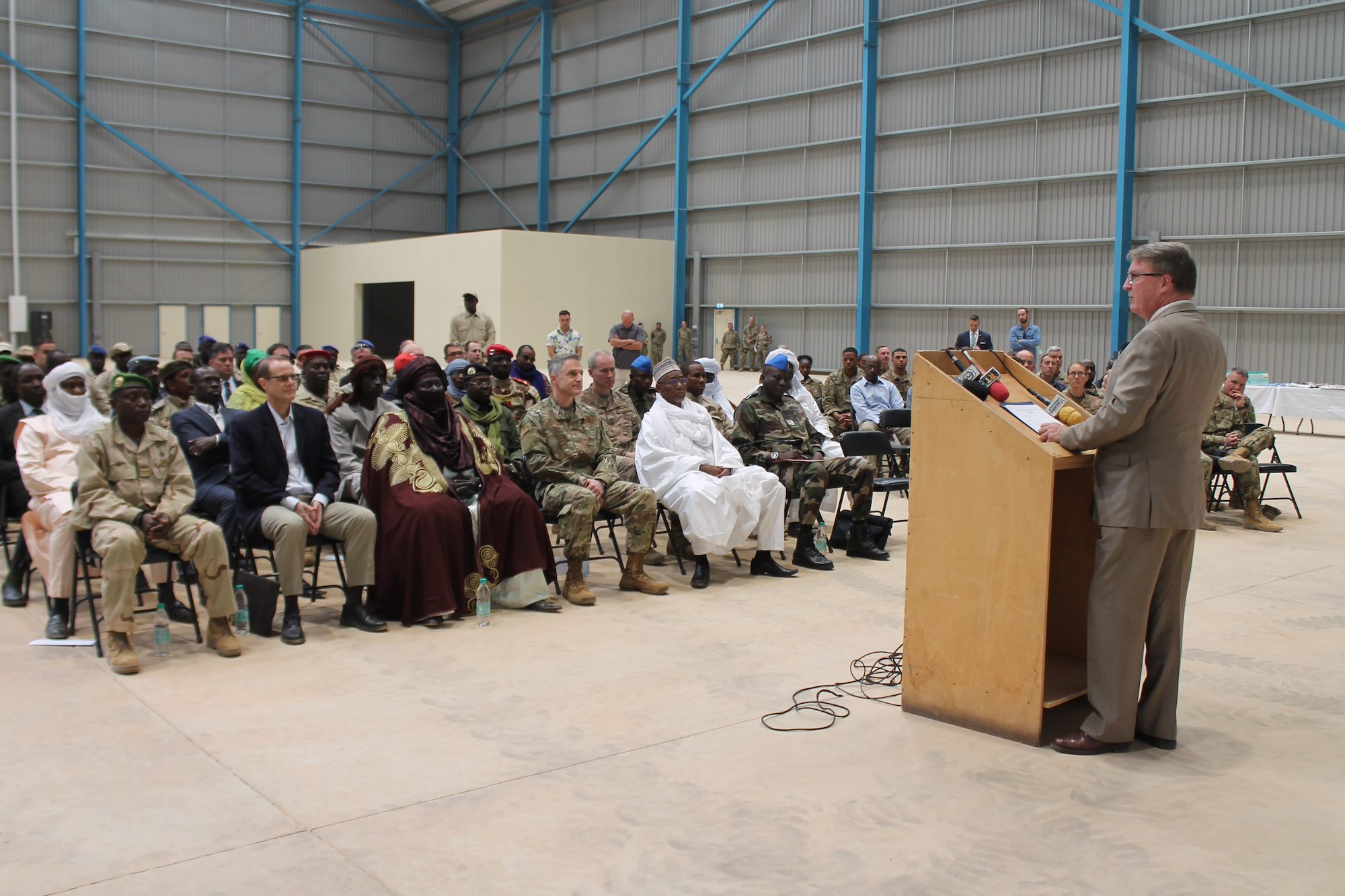 U.S. Dedicates C-130 Hangar to Nigerien Air Force