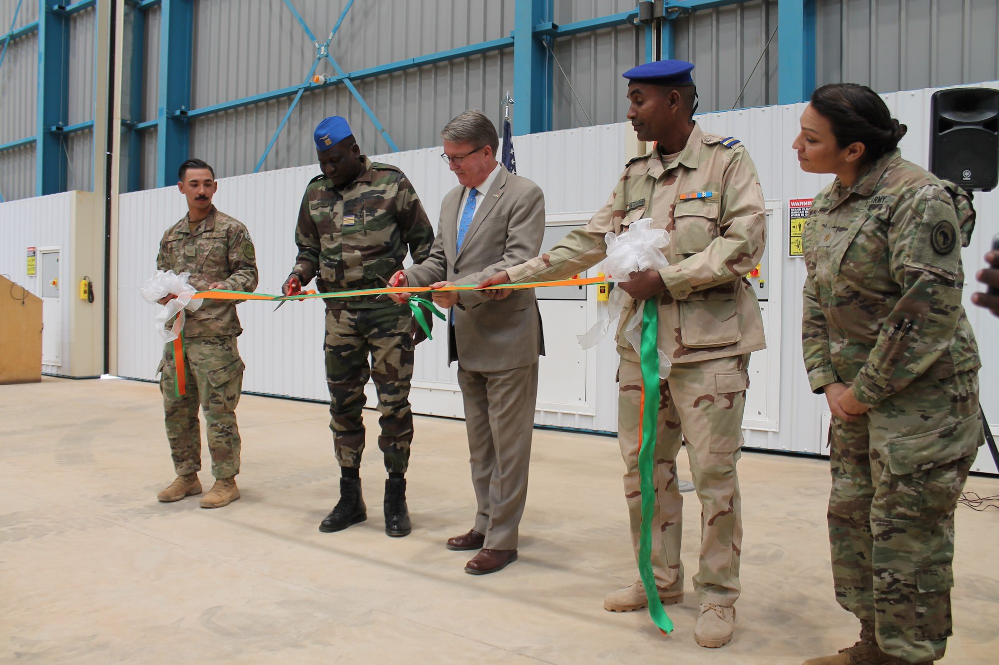 U.S. Dedicates C-130 Hangar to Nigerien Air Force