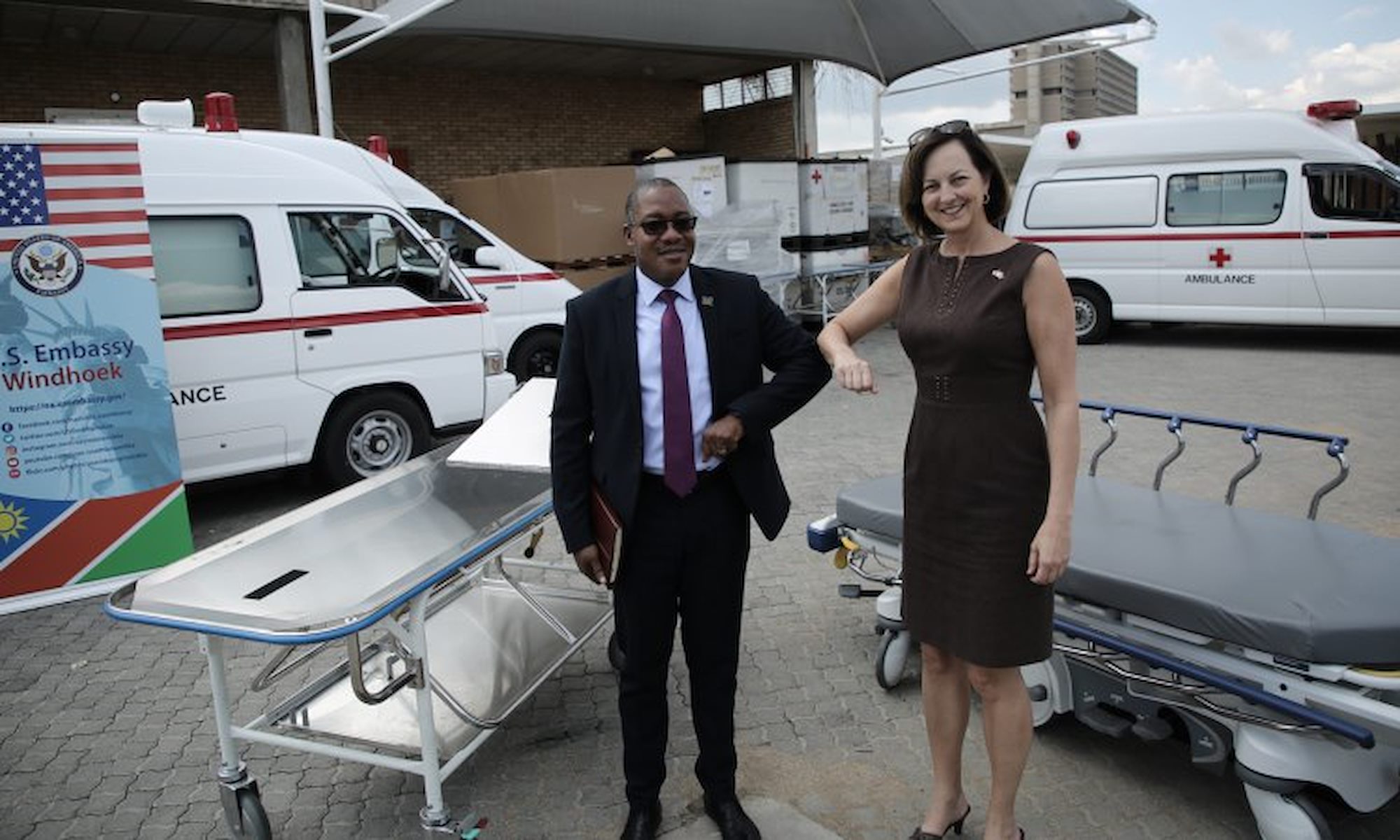 U.S. Embassy Donates Ambulances, Medical Equipment for COVID-19 Response