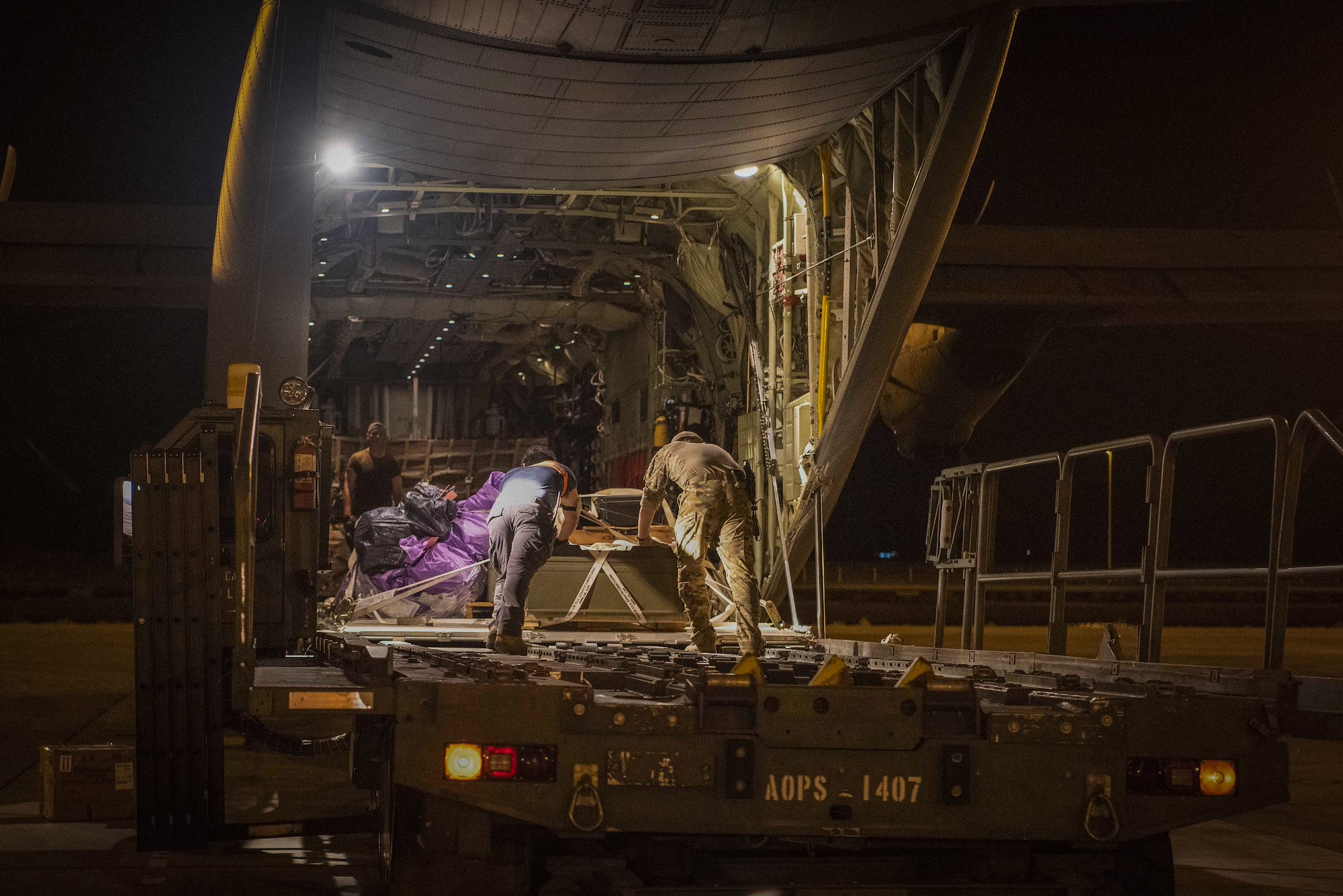 Medical logistics team distributes personal protective equipment in fight against COVID19