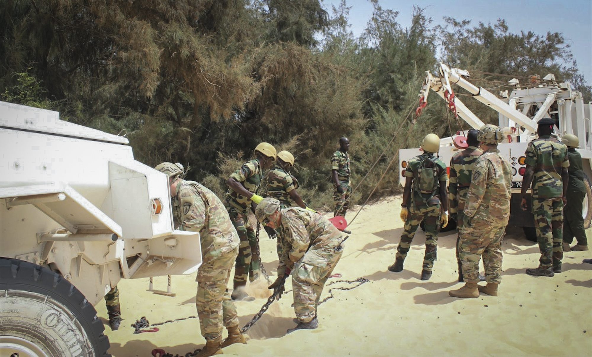 1st SFAB begins advising mission with vehicle maintenance training in Senegal