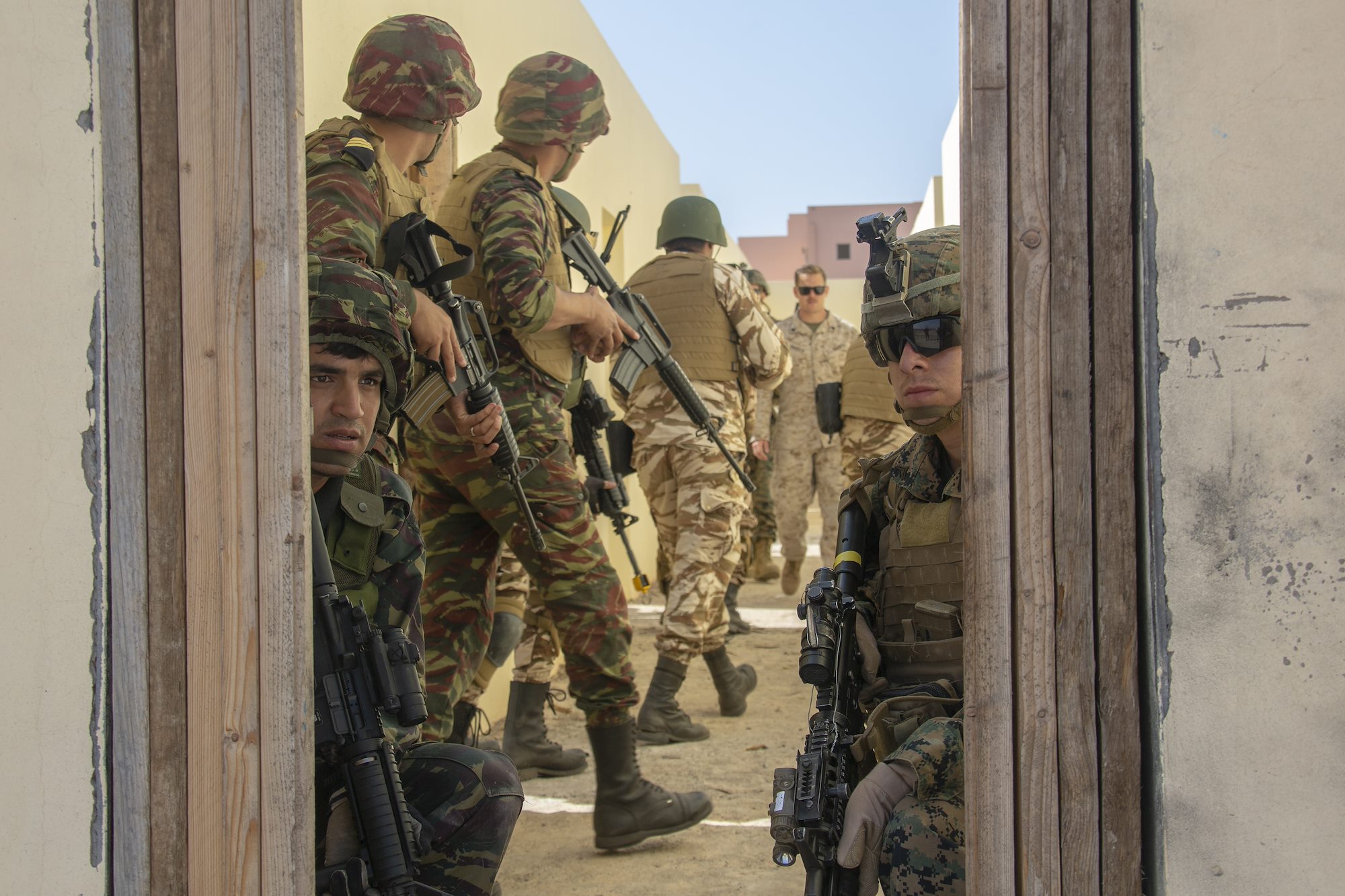 Marines, Royal Moroccan Armed Forces conduct quick response force training