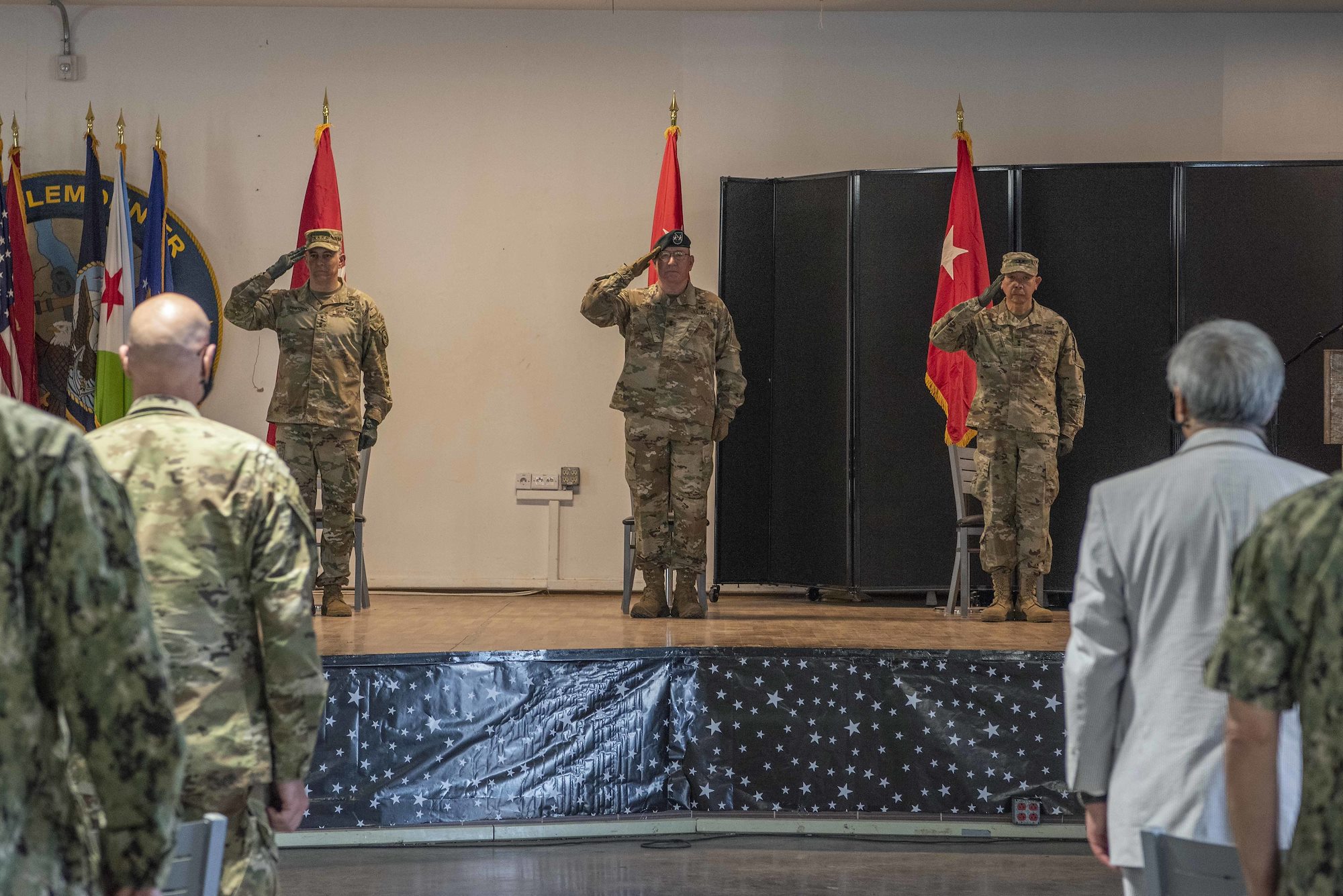 CJTF-HOA holds change of command ceremony