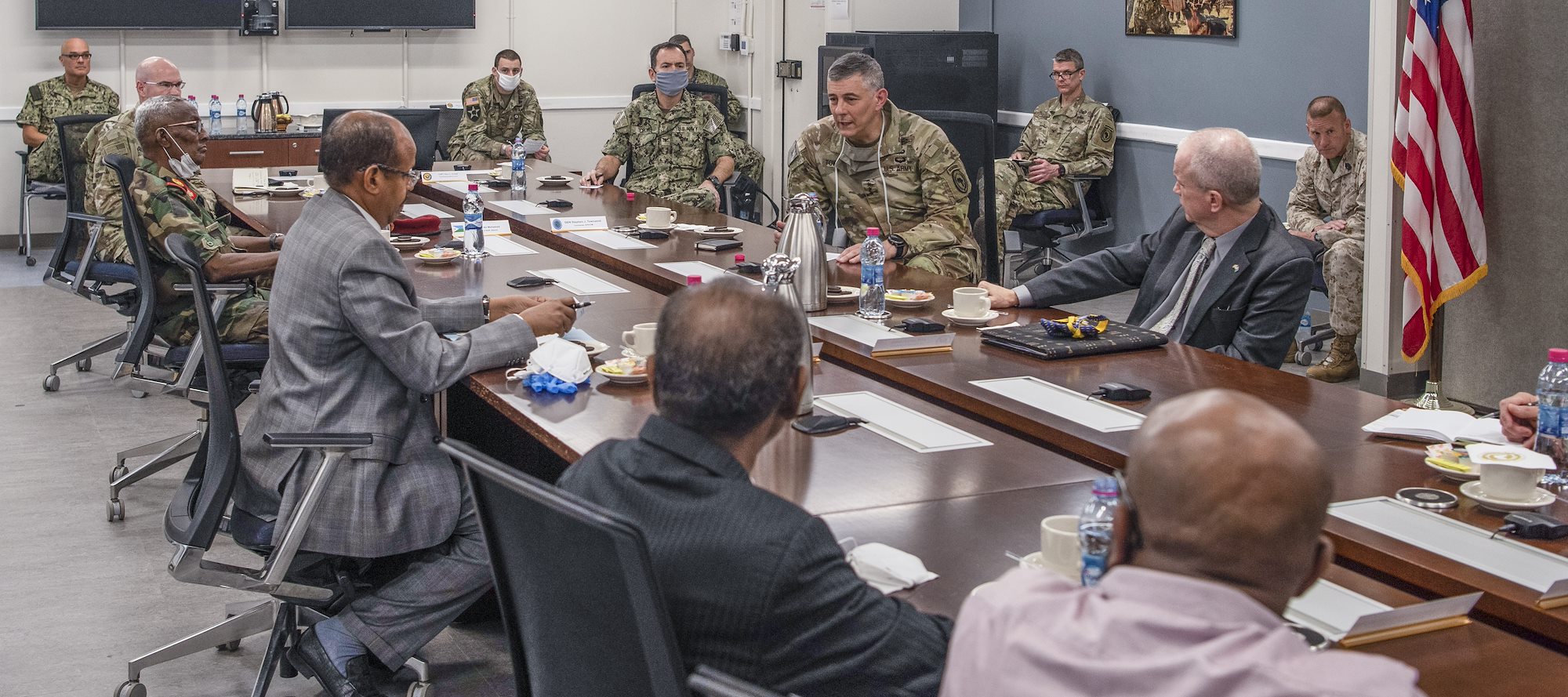AFRICOM, CJTF-HOA commanders meet with senior Djiboutian officials