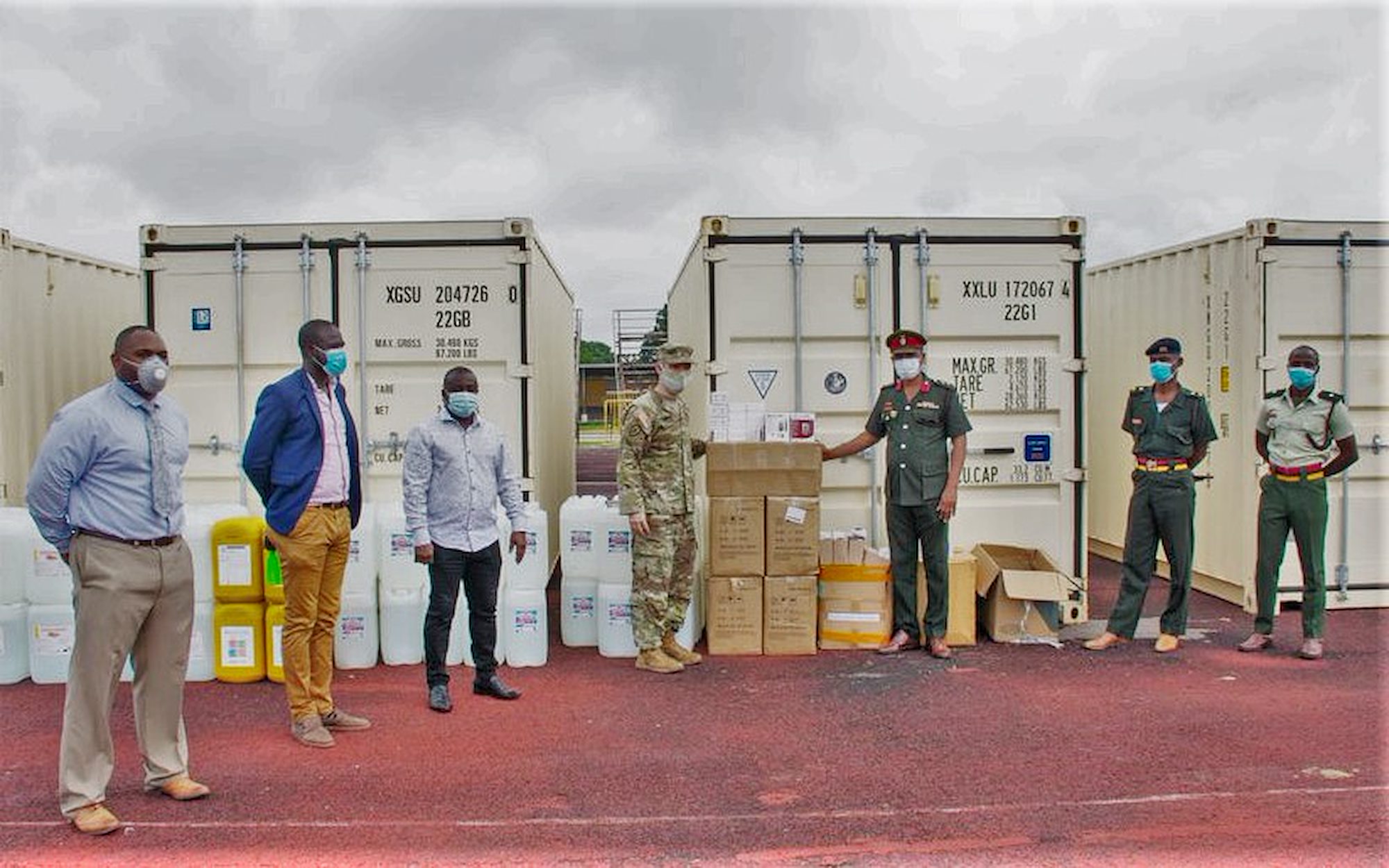 U.S. medical supplies support Ghana Armed Forces’ #COVID19 treatment center