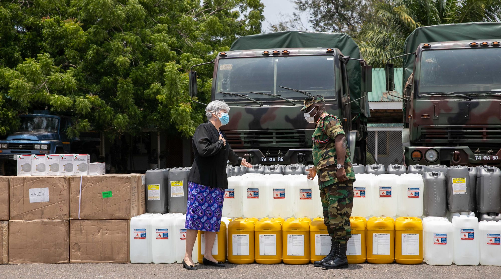 U.S. Africa Command donates COVID supplies to Ghana