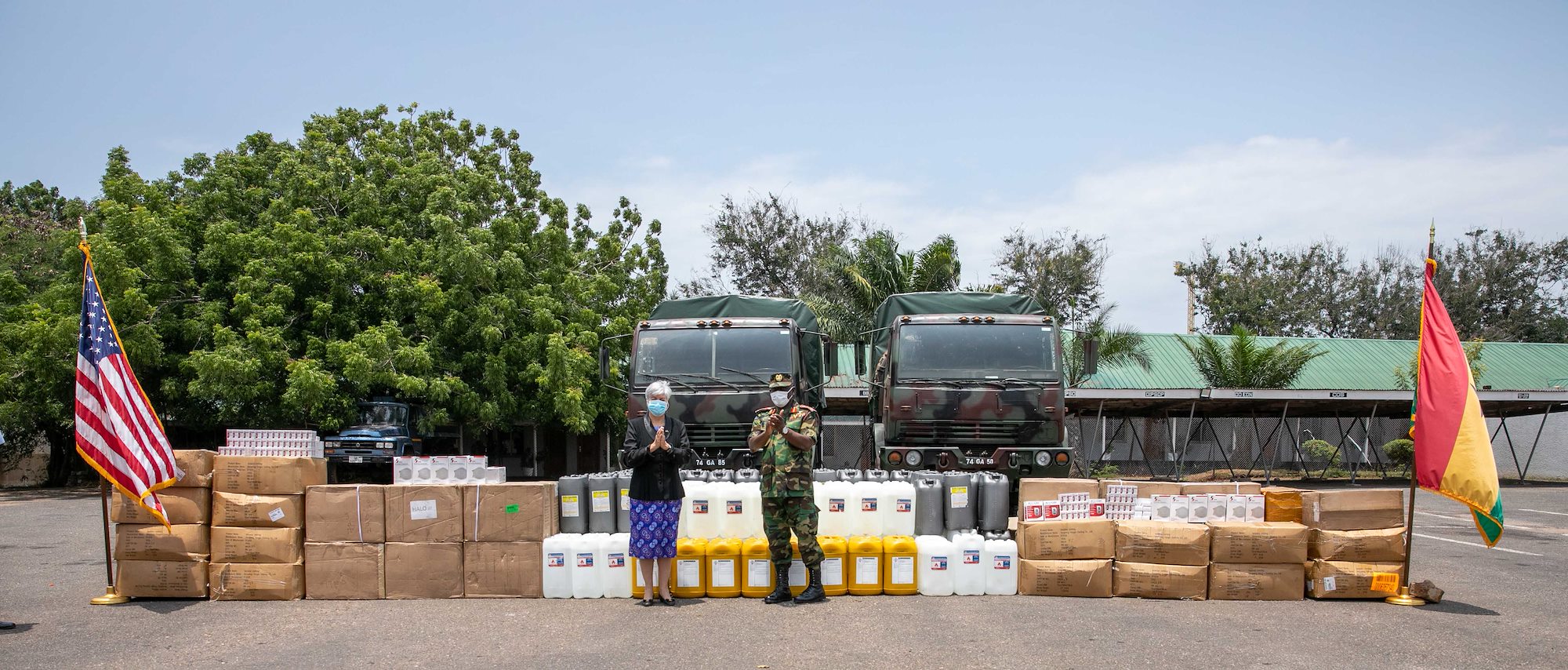 U.S. Africa Command donates COVID supplies to Ghana