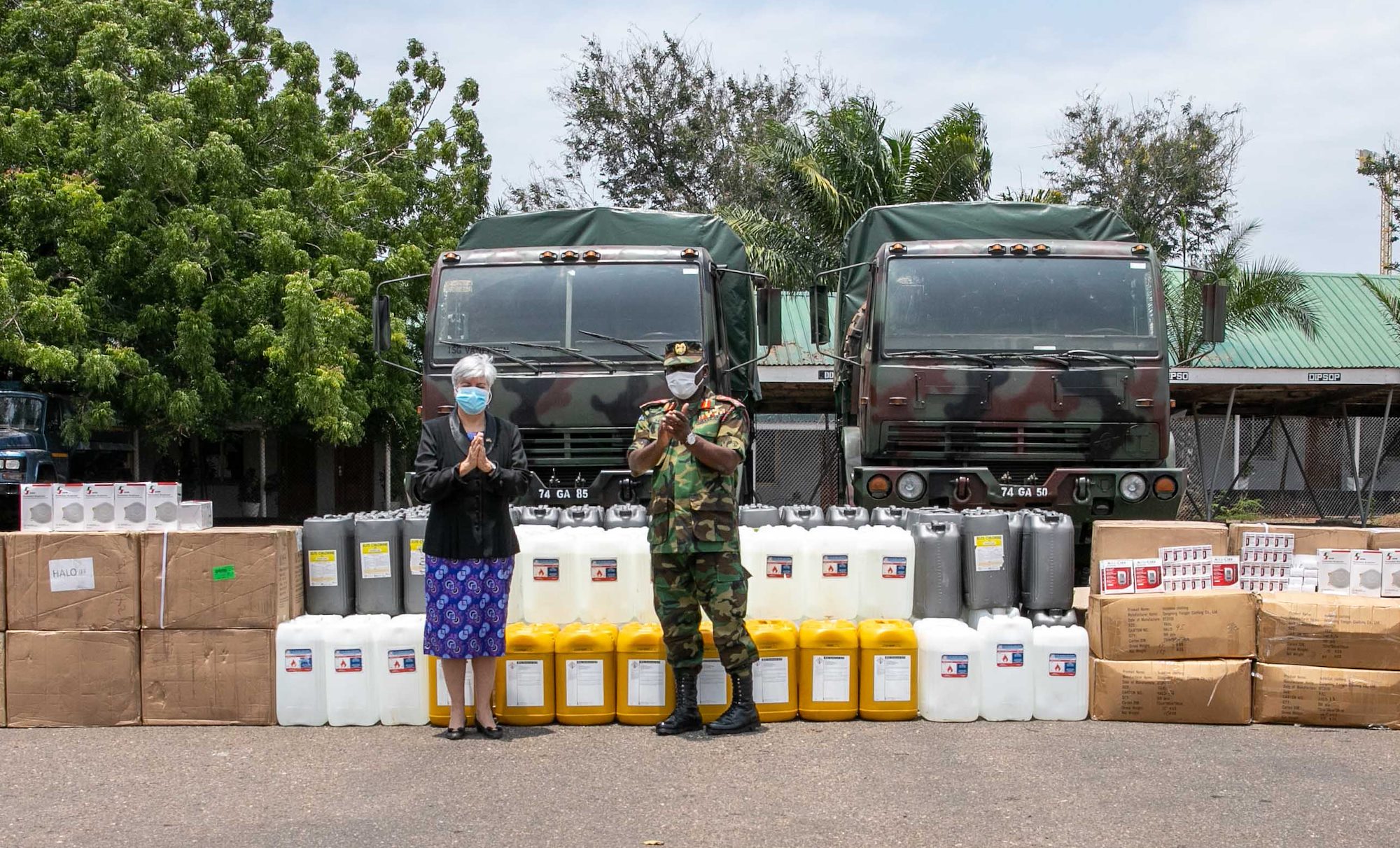 U.S. Africa Command donates COVID supplies to Ghana