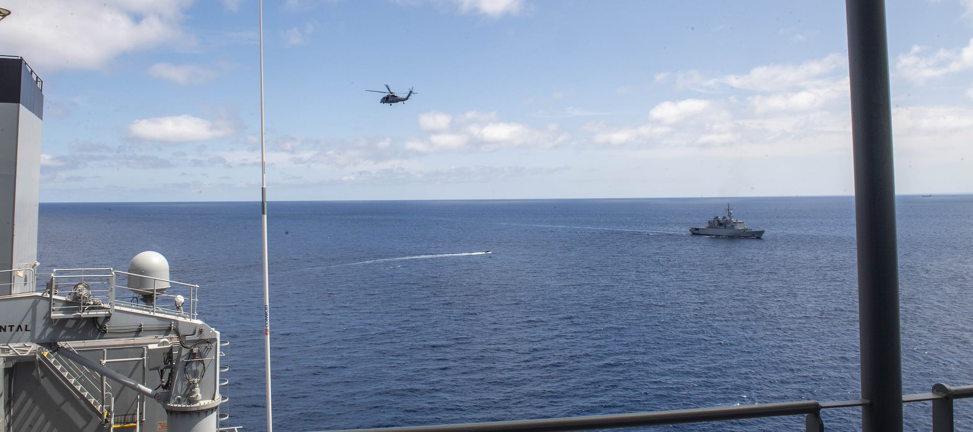USS Hershel “Woody” Williams Conducts Tracking Exercise with Royal Moroccan Navy