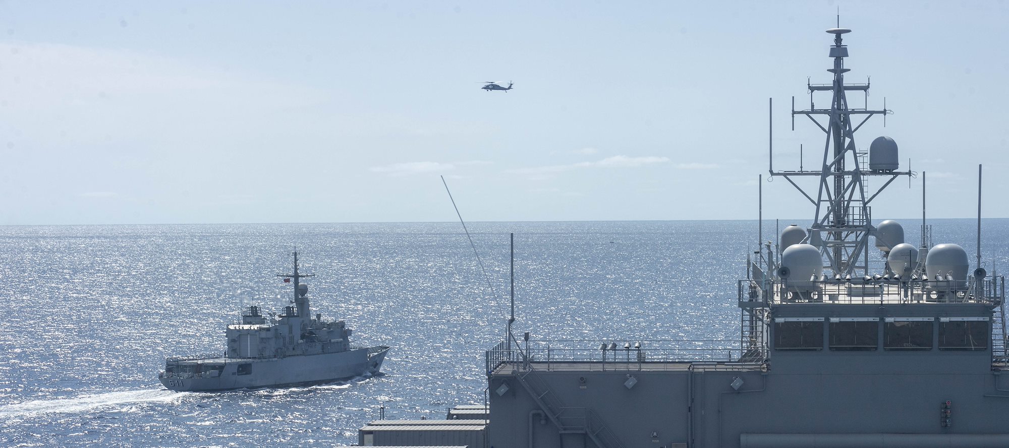 USS Hershel “Woody” Williams Conducts Tracking Exercise with Royal Moroccan Navy