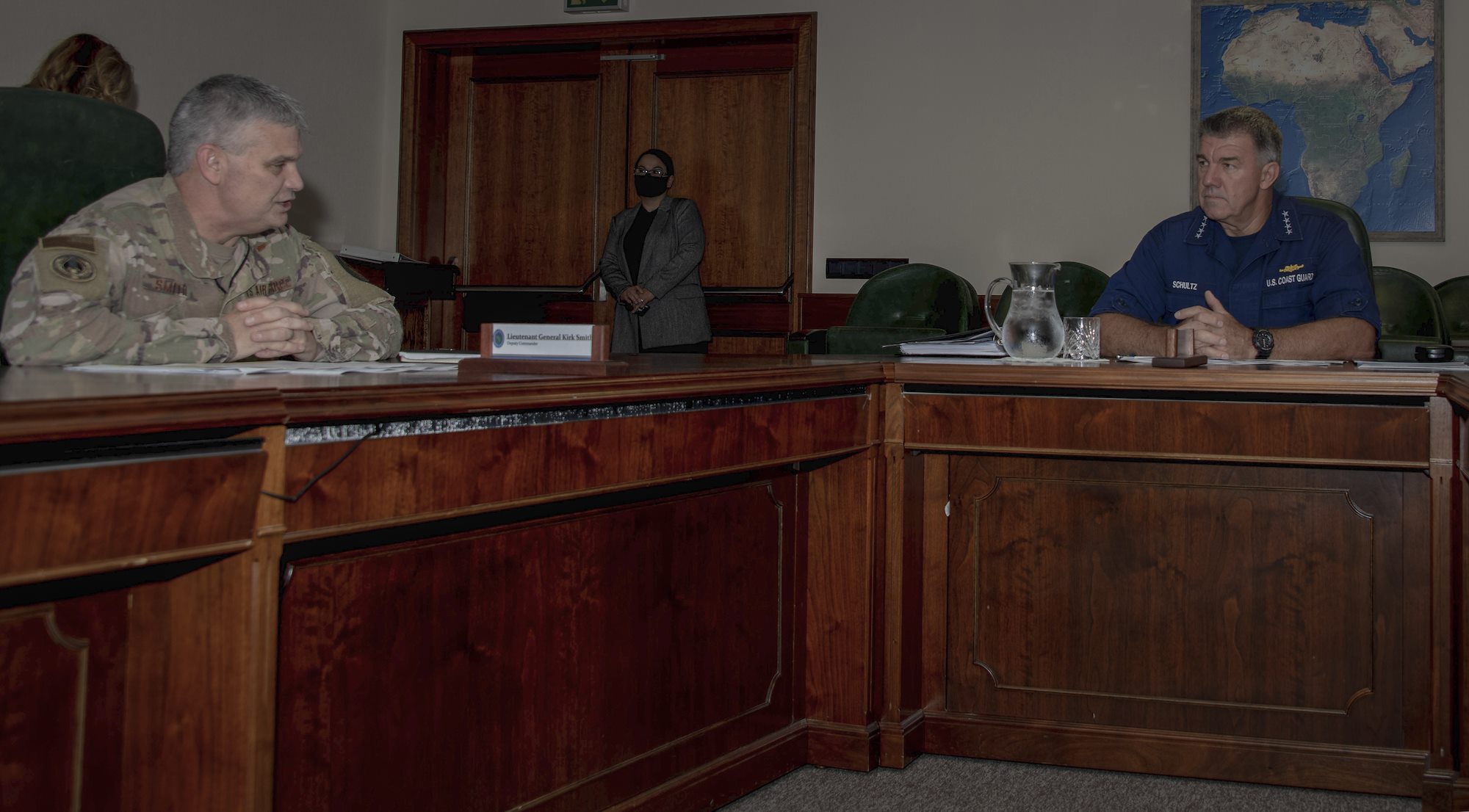 U.S. Africa Command leaders meet with U.S. Coast Guard leadership