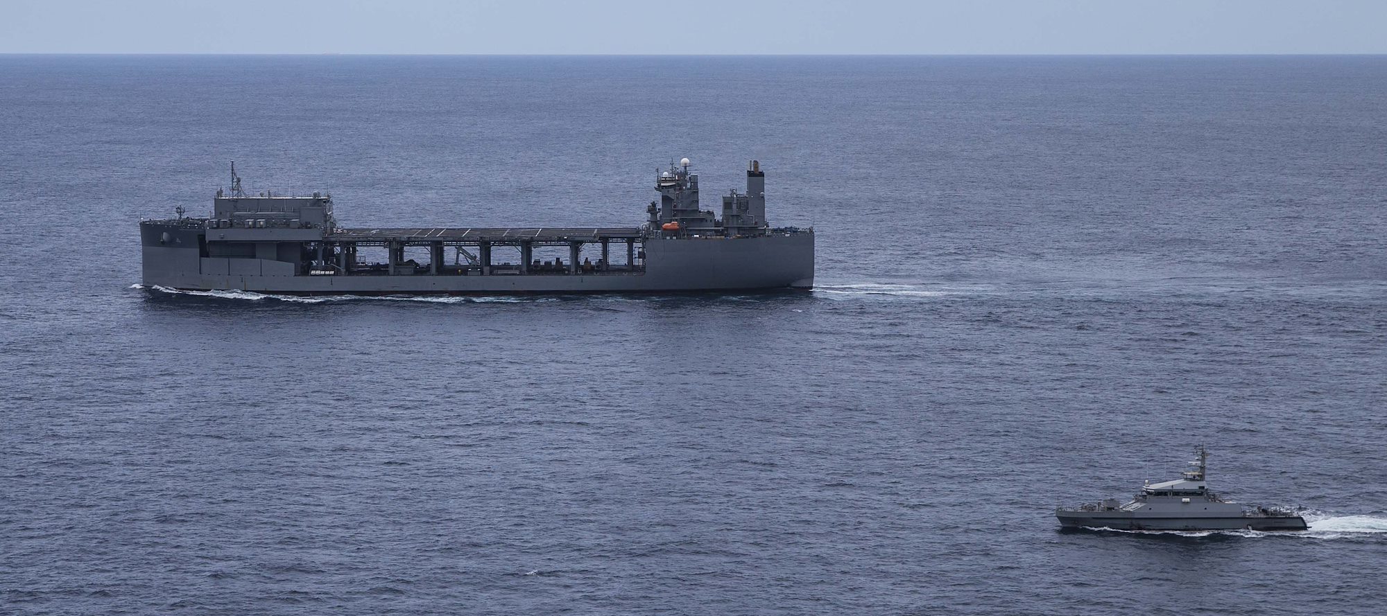 USS Hershel ‘Woody’ Williams operates with the Senegalese Navy