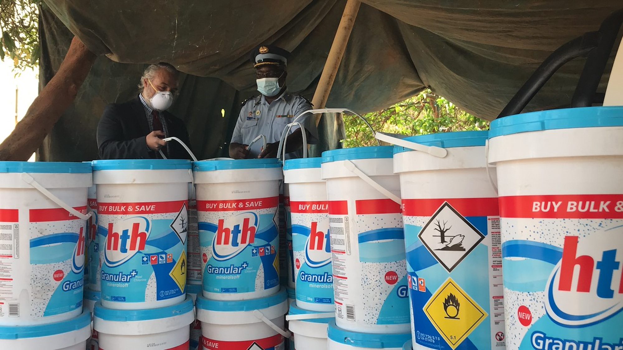 U.S. donates personal protective equipment to Zambian Ministry of Defense  