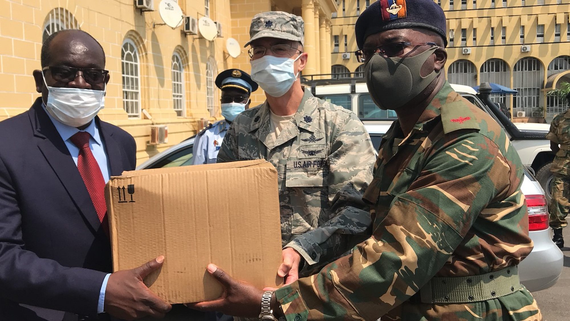 U.S. donates personal protective equipment to Zambian Ministry of Defense 