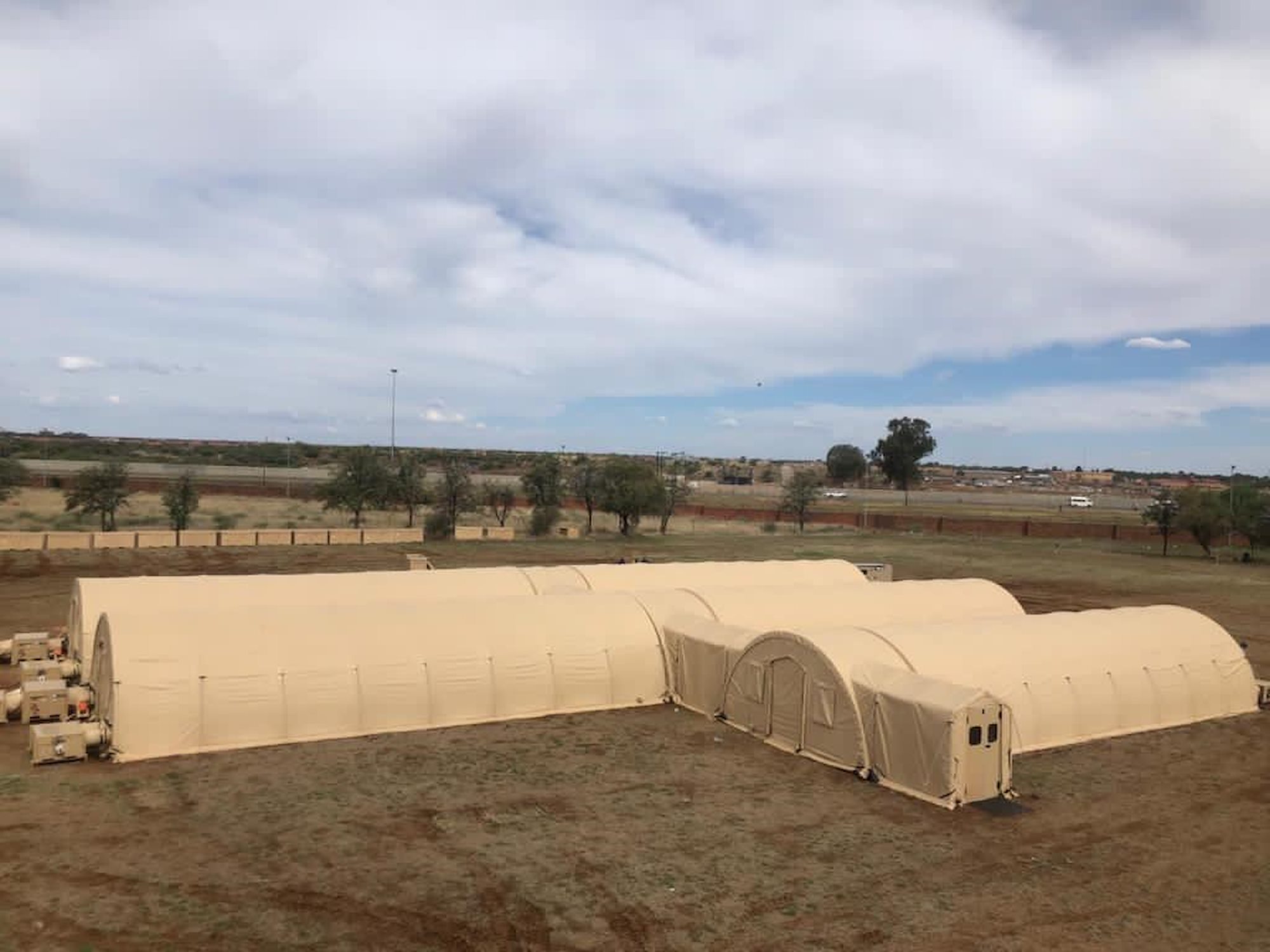 Donation of 40-bed field hospital supports South Africa's COVID-19 response
