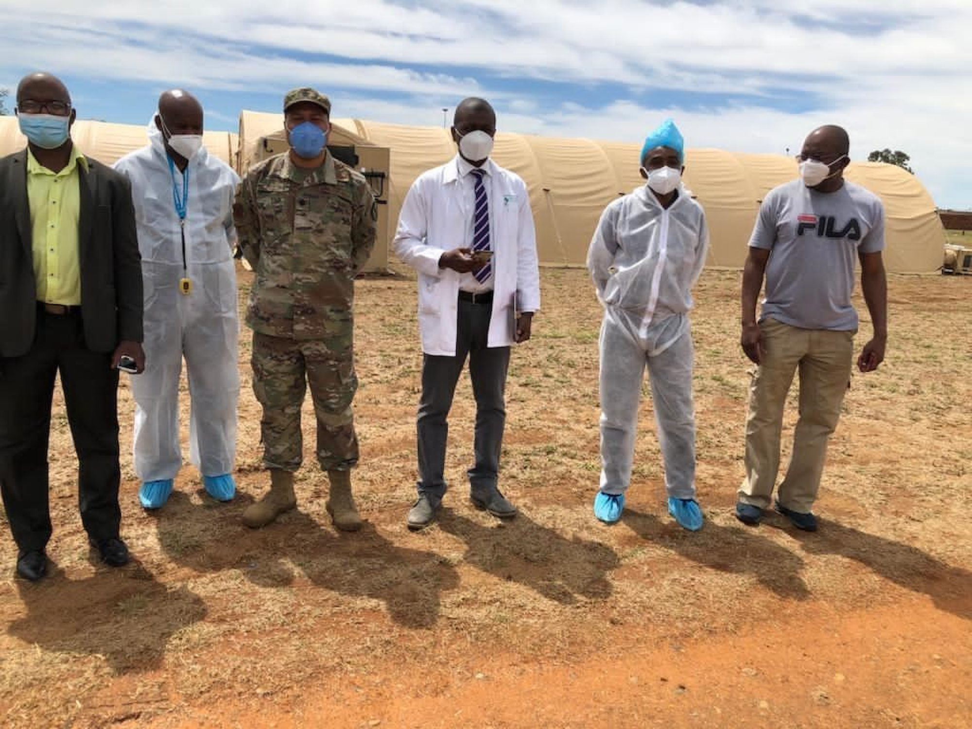 Donation of 40-bed field hospital supports South Africa's COVID-19 response