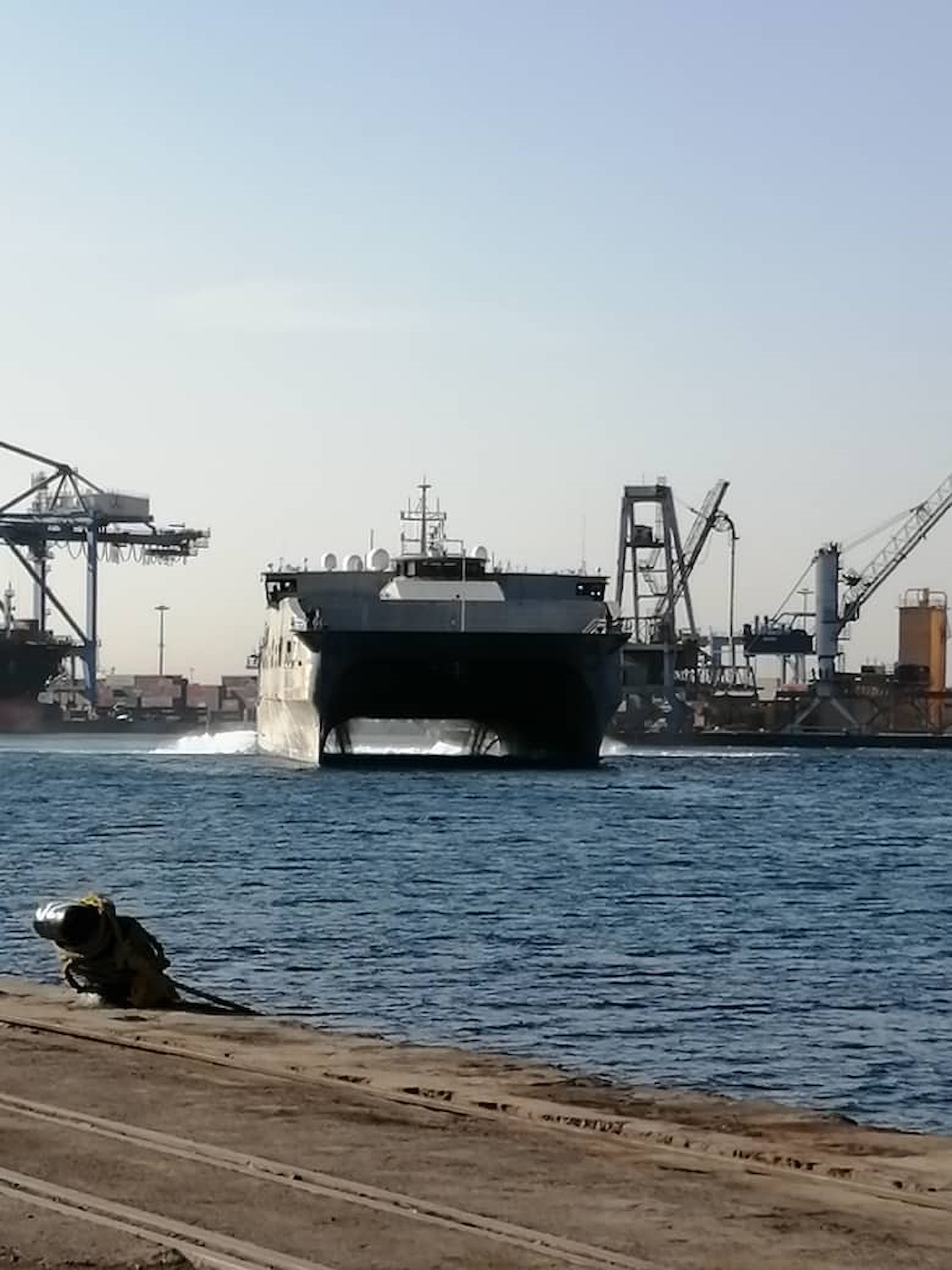 USNS Carson City Arrives in Port Sudan