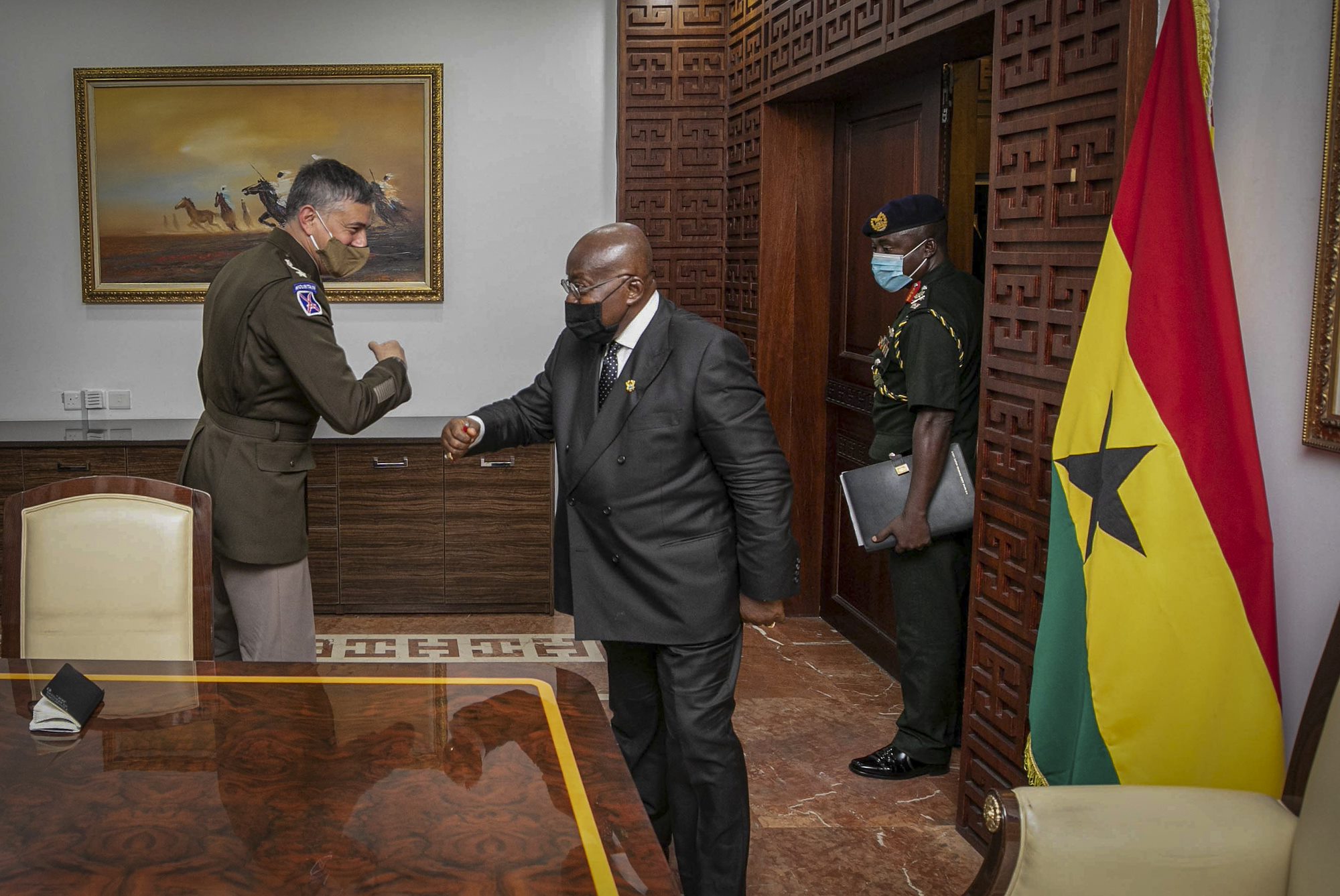 AFRICOM commander visit to Ghana highlights U.S. support for joint security cooperation