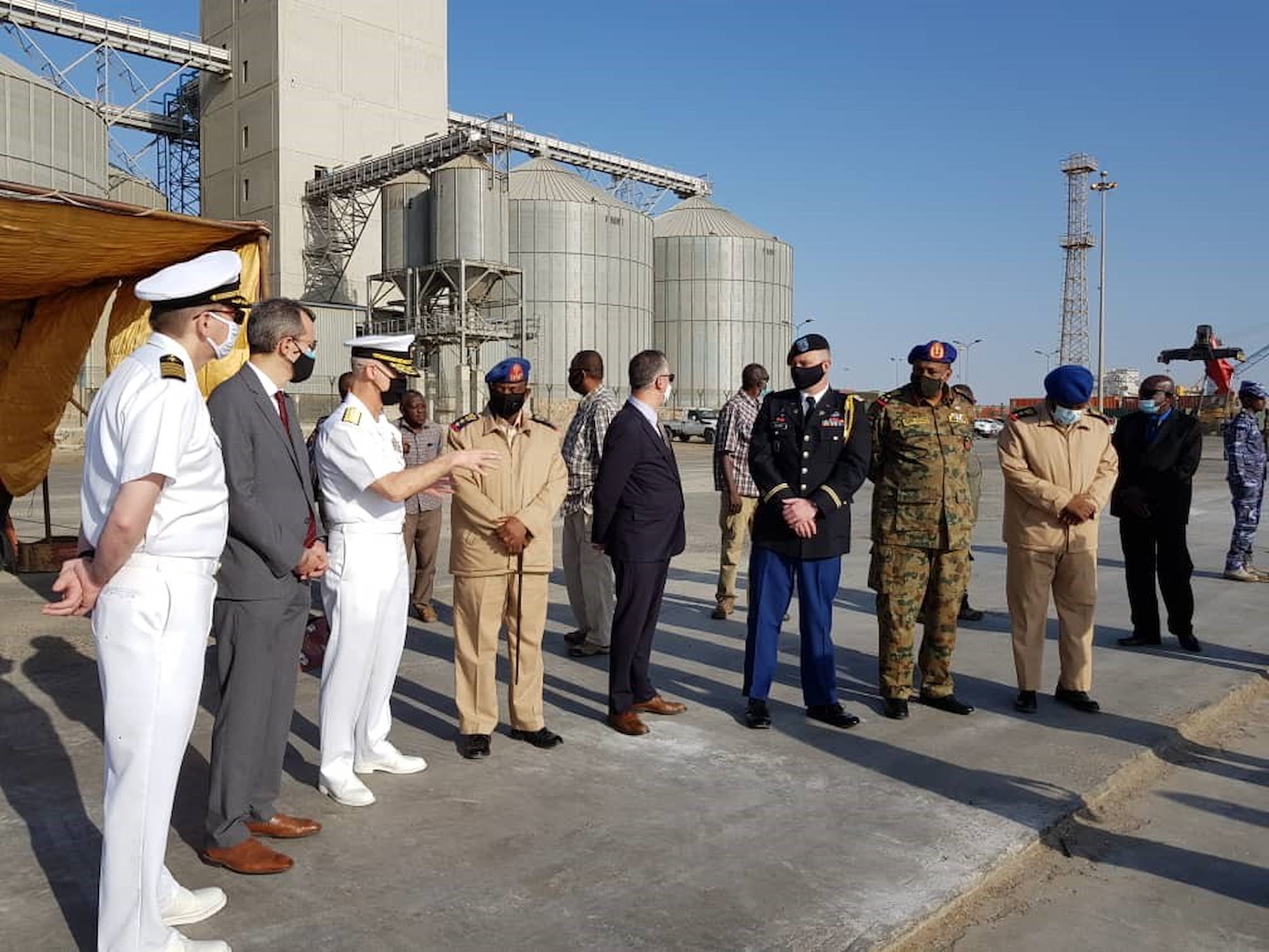 USS Winston S. Churchill conducts port visit to Sudan