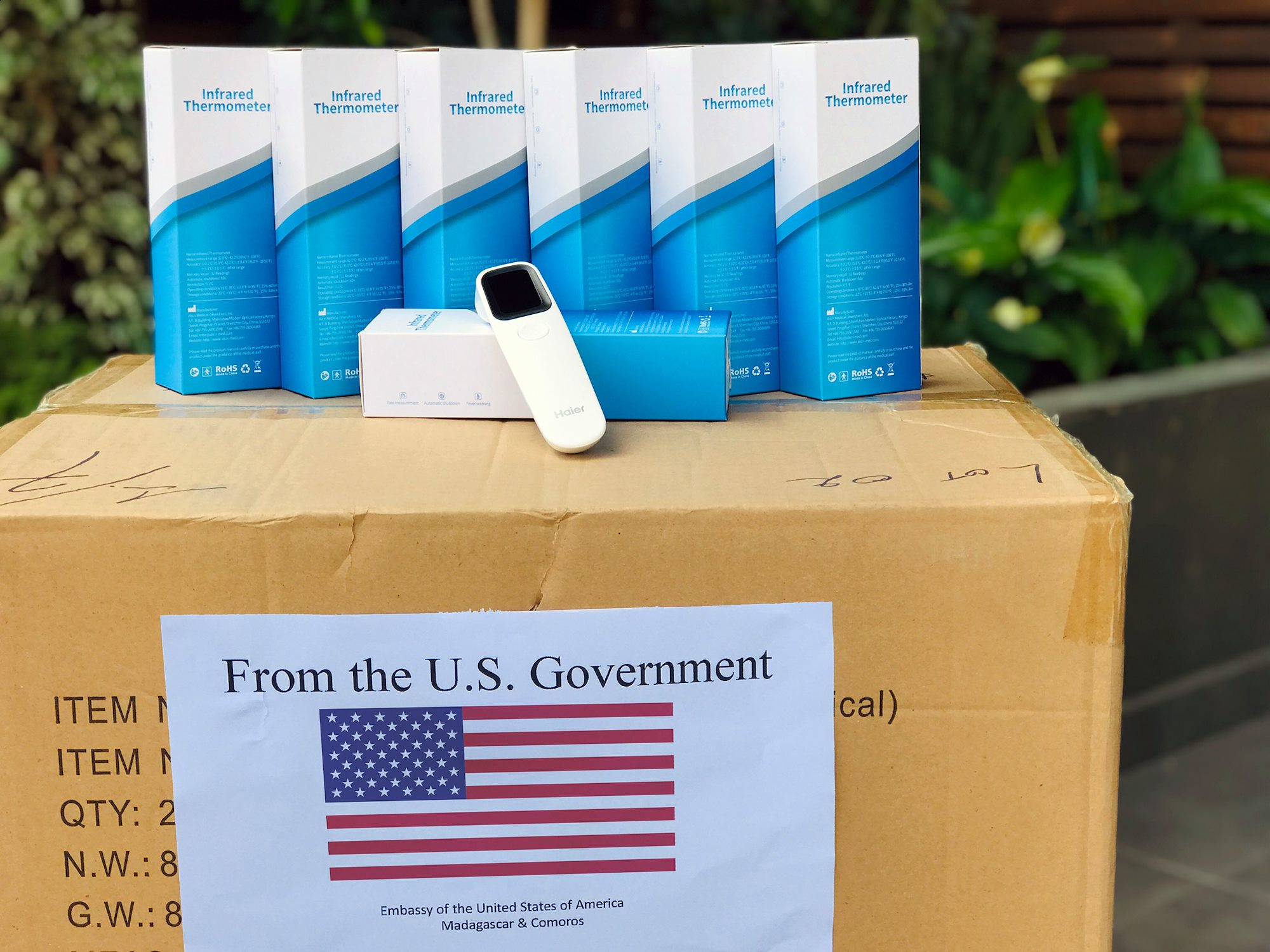 PPE fr front line Malagasy health workers